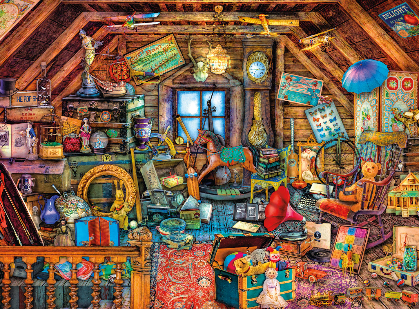 Buffalo Games Aimee Stewart Grandma's Attic 1000 Piece Puzzle image 1