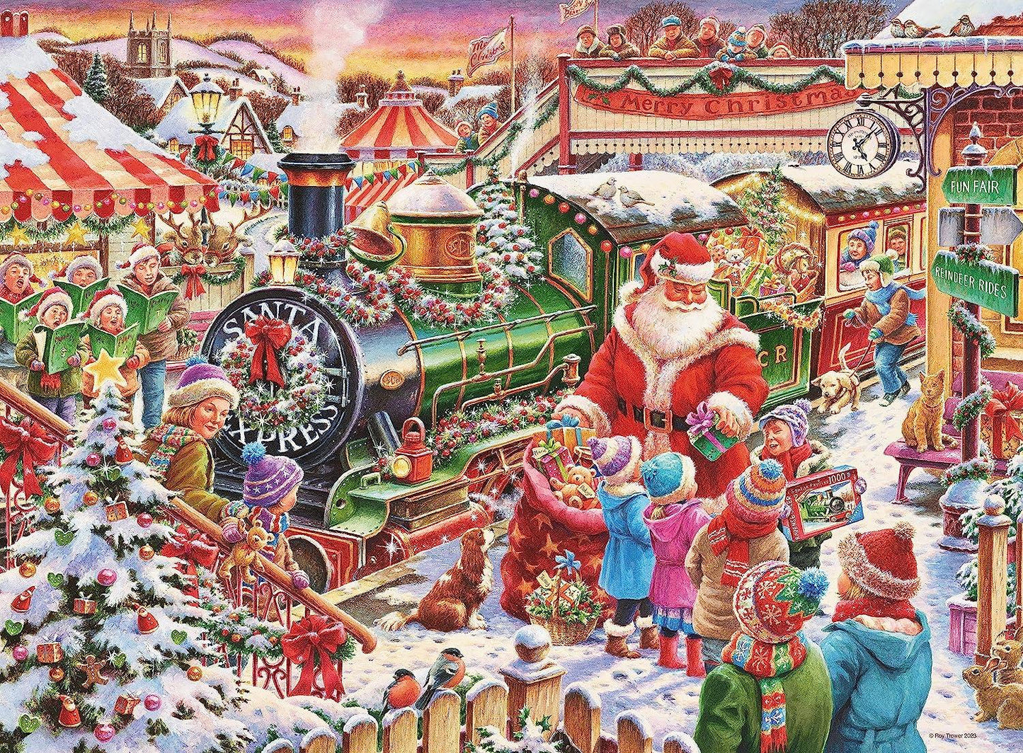 Ravensburger Roy Trower's Christmas Collection No. 2 - 4 x 500 Piece Puzzle image 4