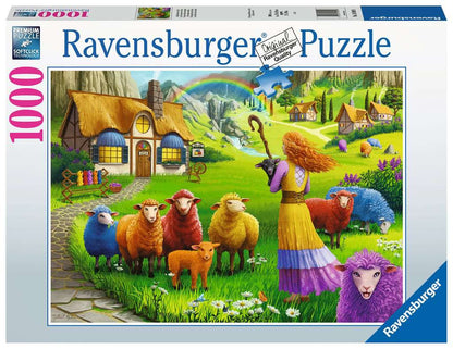 Ravensburger The Happy Sheep Yarn Shop 1000 Piece Puzzle image 0