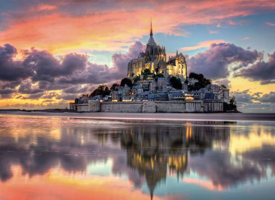 Clementoni High Quality Collection Le magnifique Mont Saint-Michel 1000 Piece Puzzle image 1