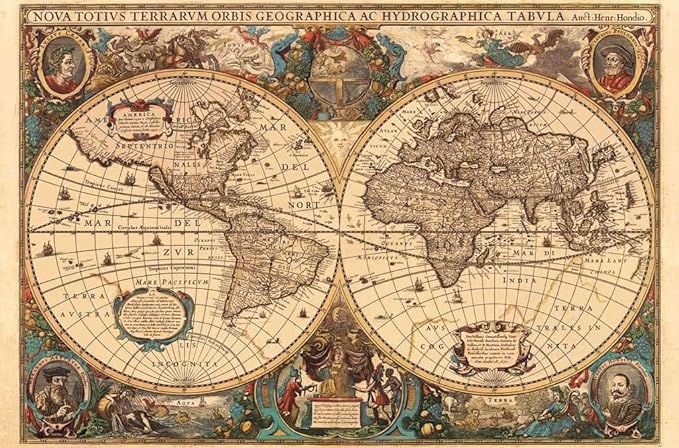 Ravensburger Antique World Map 5000 Piece Puzzle image 1