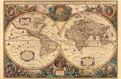 Ravensburger Antique World Map 5000 Piece Puzzle image 1