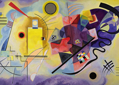 Ravensburger Art Collection Kandinsky Wassily: Yellow, Red, Blue 1000 Piece Puzzle image 1