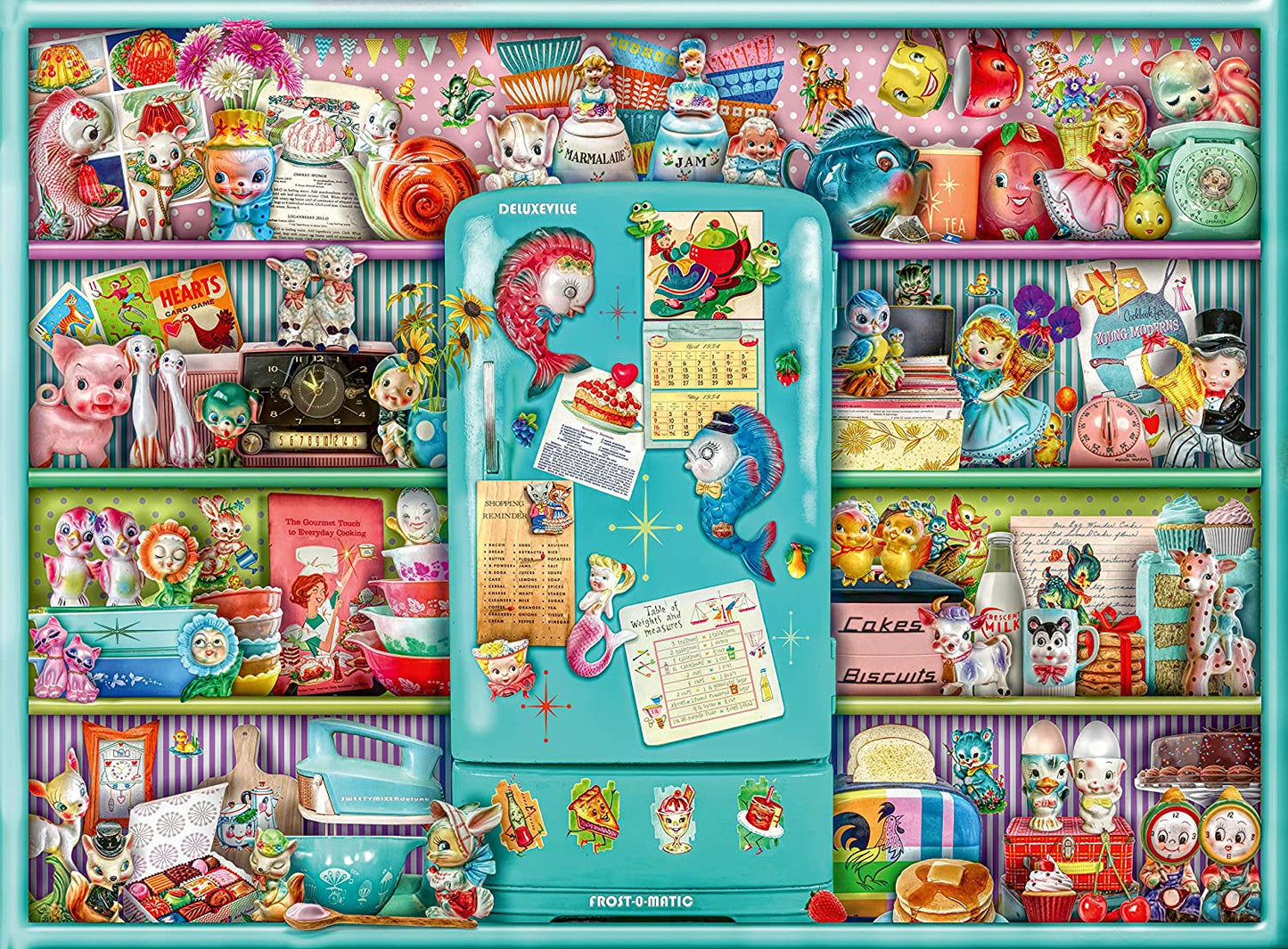 Ravensburger Aimee Stewart Kitschy Kitchen 500 Piece Puzzle image 1