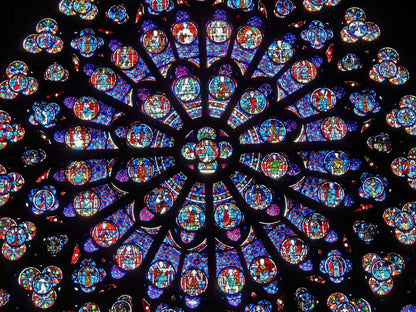 Ravensburger Challenge Series Rose of Notre Dame 1000 Piece Puzzle image 1