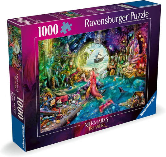 Ravensburger Aimee Stewart Mermaid's Treasure 1000 Piece Puzzle image 0