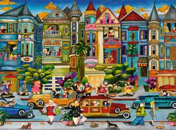Ravensburger The Painted Ladies 1500 Piece Puzzle image 1