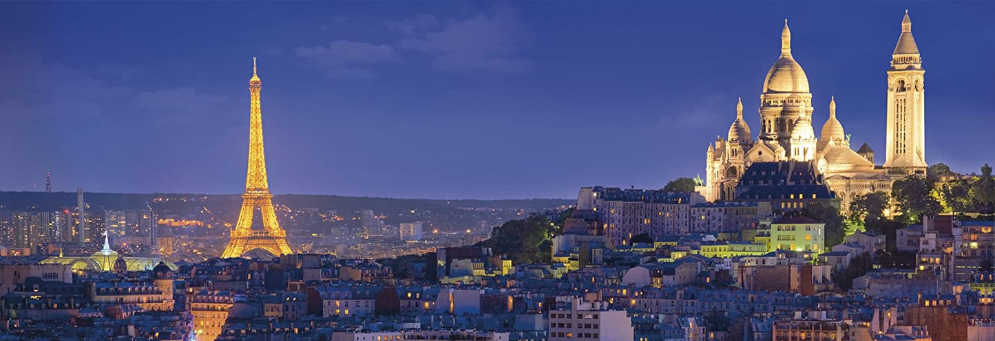 Clementoni High Quality Collection Soiree a Paris Panorama 1000 Piece Puzzle image 1