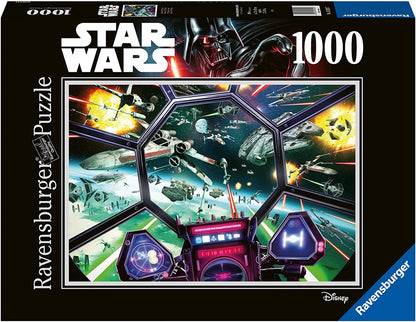 Ravensburger Star Wars Tie Fighter Cockpit 1000 Piece Puzzle image 0