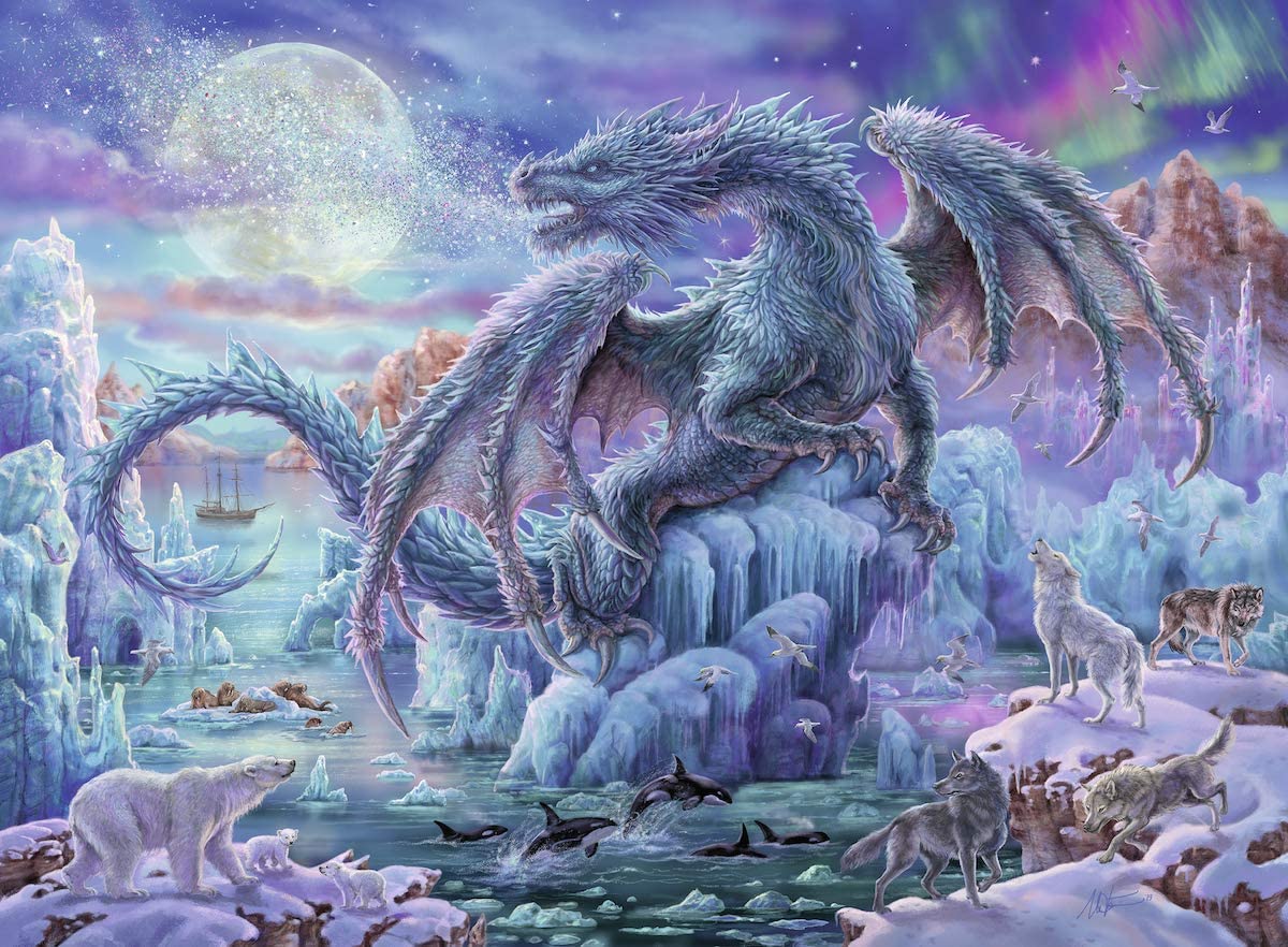 Ravensburger Mystic Dragons 500 Piece Puzzle image 1