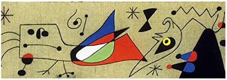 Clementoni Miró : Woman and bird in the night 1000 Piece Panorama Puzzle image 1