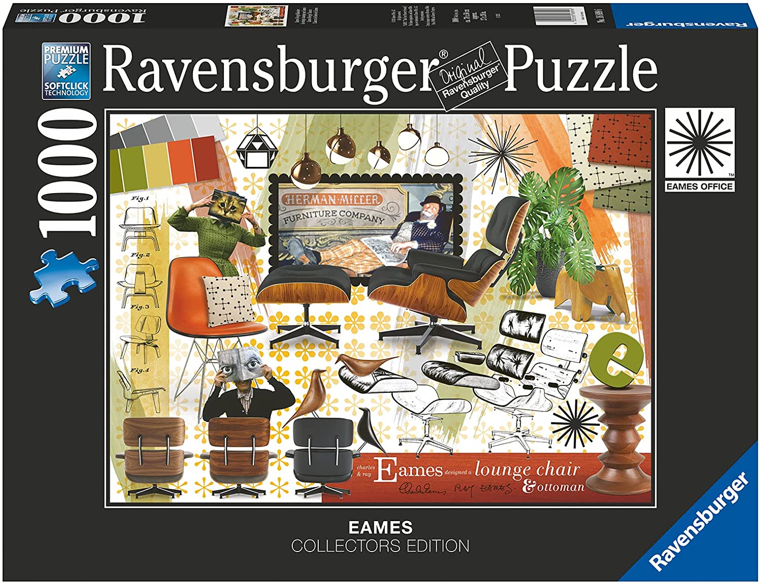 Ravensburger Eames Collectors Edition Design Classics 1000 Piece Puzzle image 0