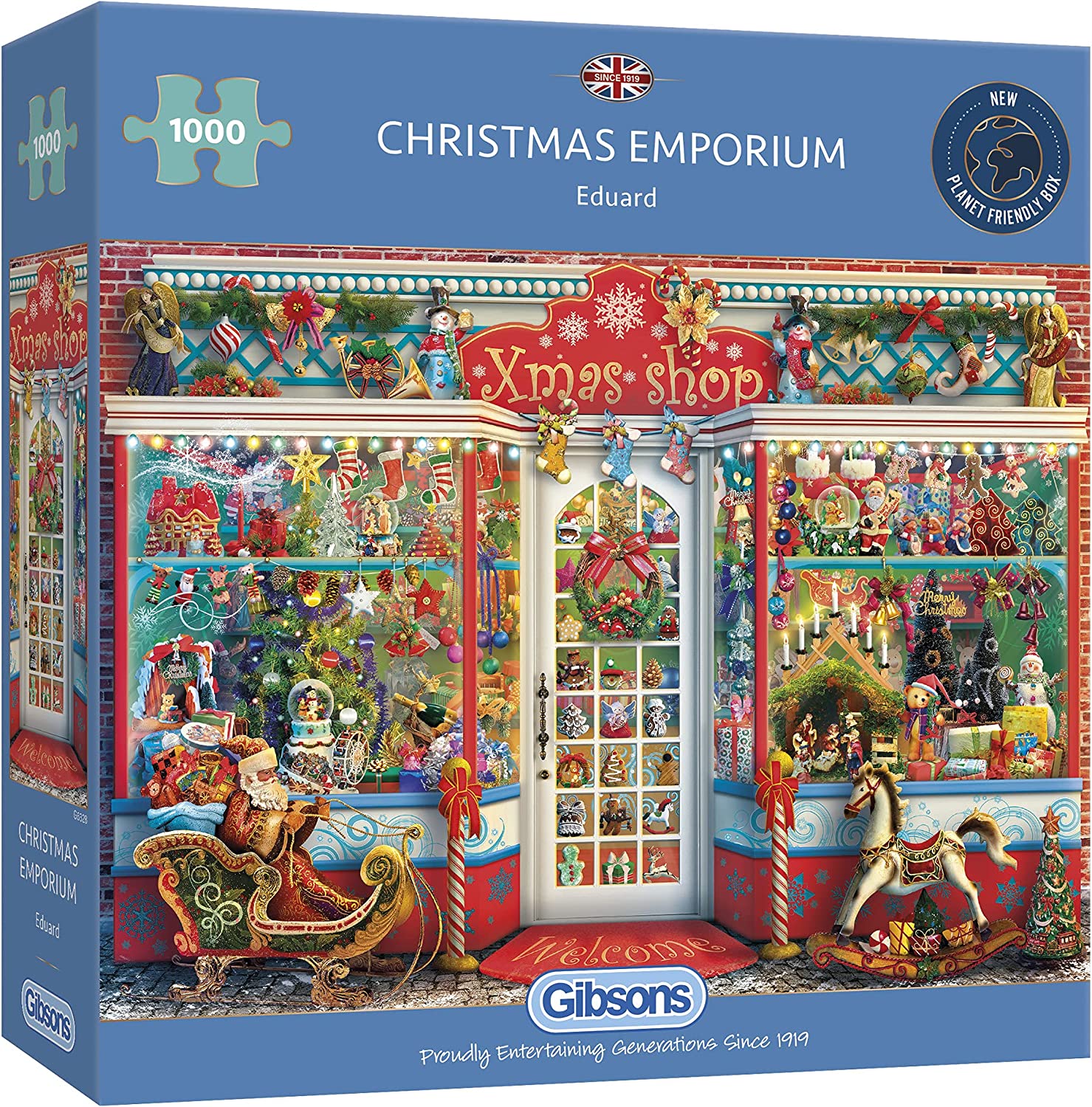 Gibsons Christmas Emporium 1000 Piece Puzzle image 0