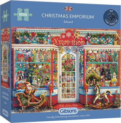 Gibsons Christmas Emporium 1000 Piece Puzzle image 0