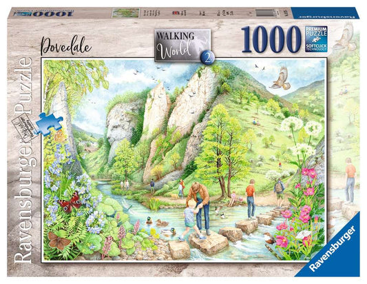 Ravensburger Walking World 2 Dovedale 1000 Piece Puzzle image 0