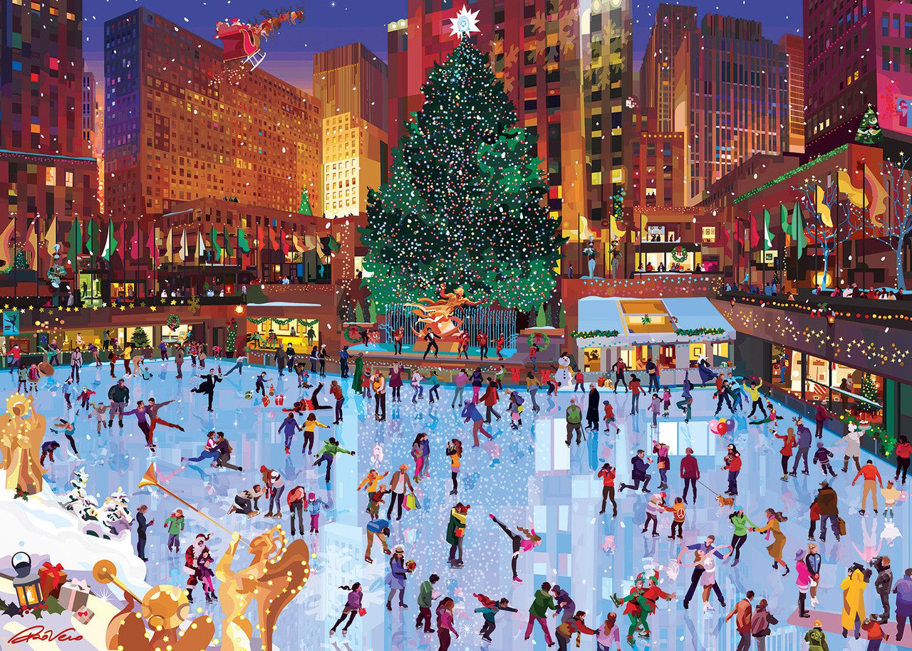 Ravensburger Rockefeller Center Joy 1000 Piece Puzzle image 1
