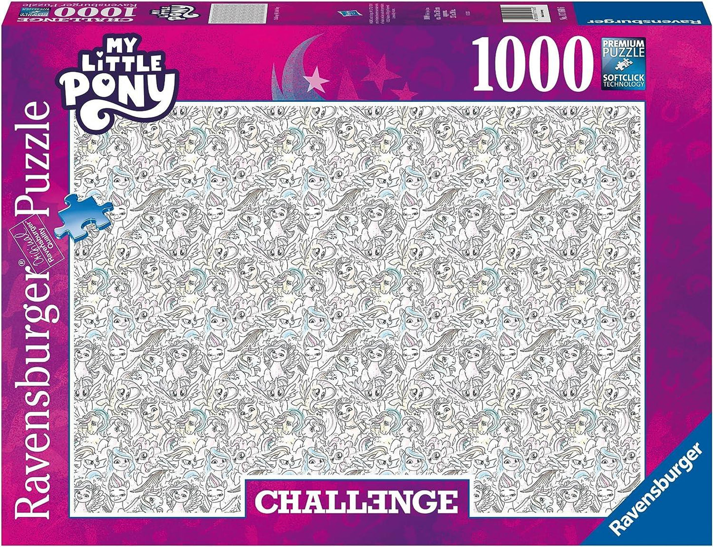 Ravensburger My Little Pony Challenge 1000 Piece Puzzle image 0