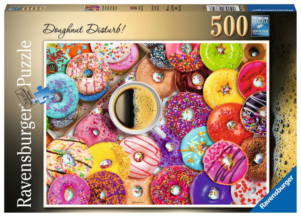 Ravensburger Aimee Stewart Doughnut Disturb! 500 Piece Puzzle image 0
