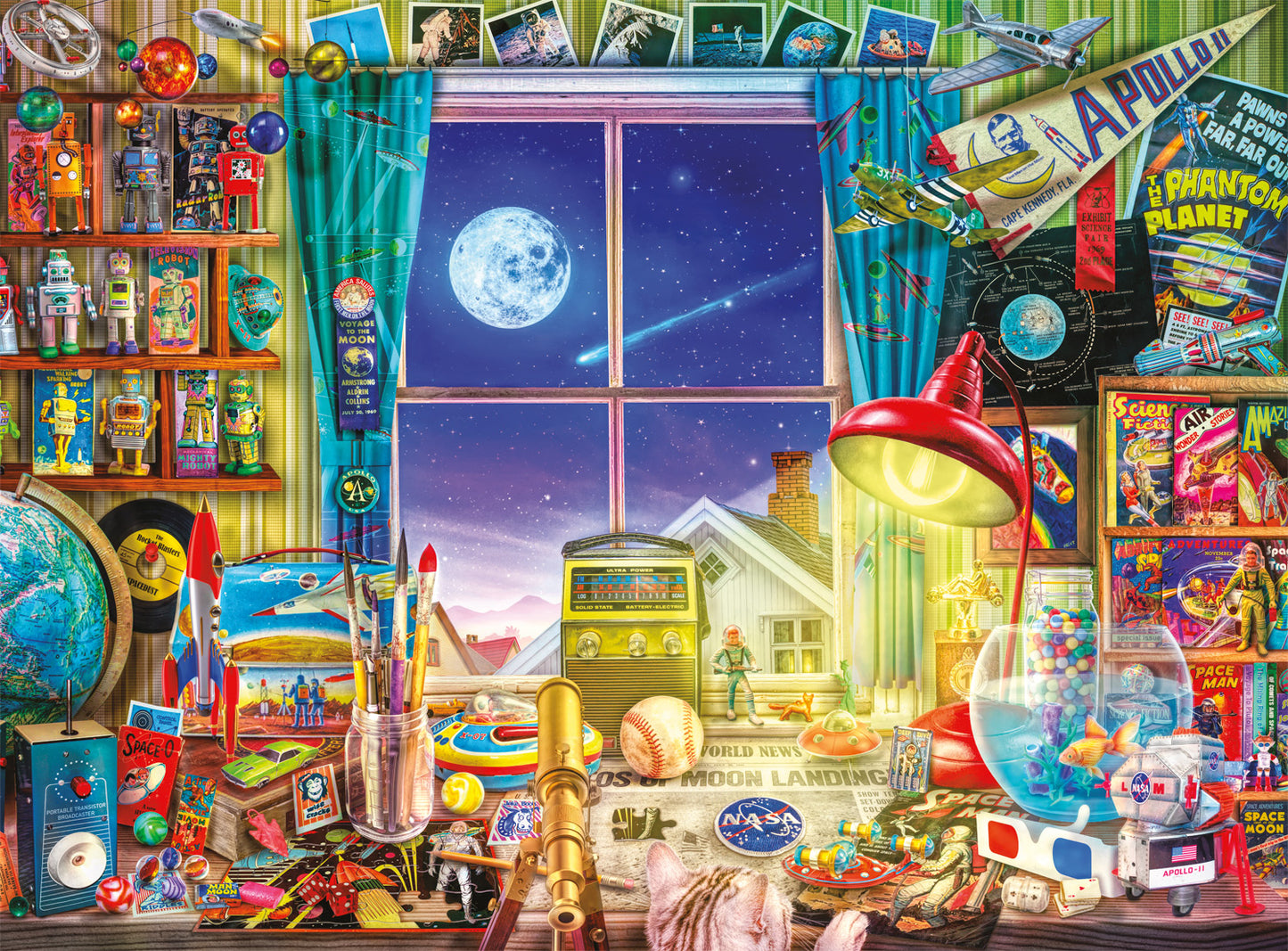 Buffalo Games Aimee Stewart To the Moon 1000 Piece Puzzle image 1
