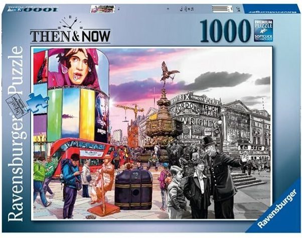 Ravensburger Then & Now Picadilly Circus 1000 Piece Puzzle image 0