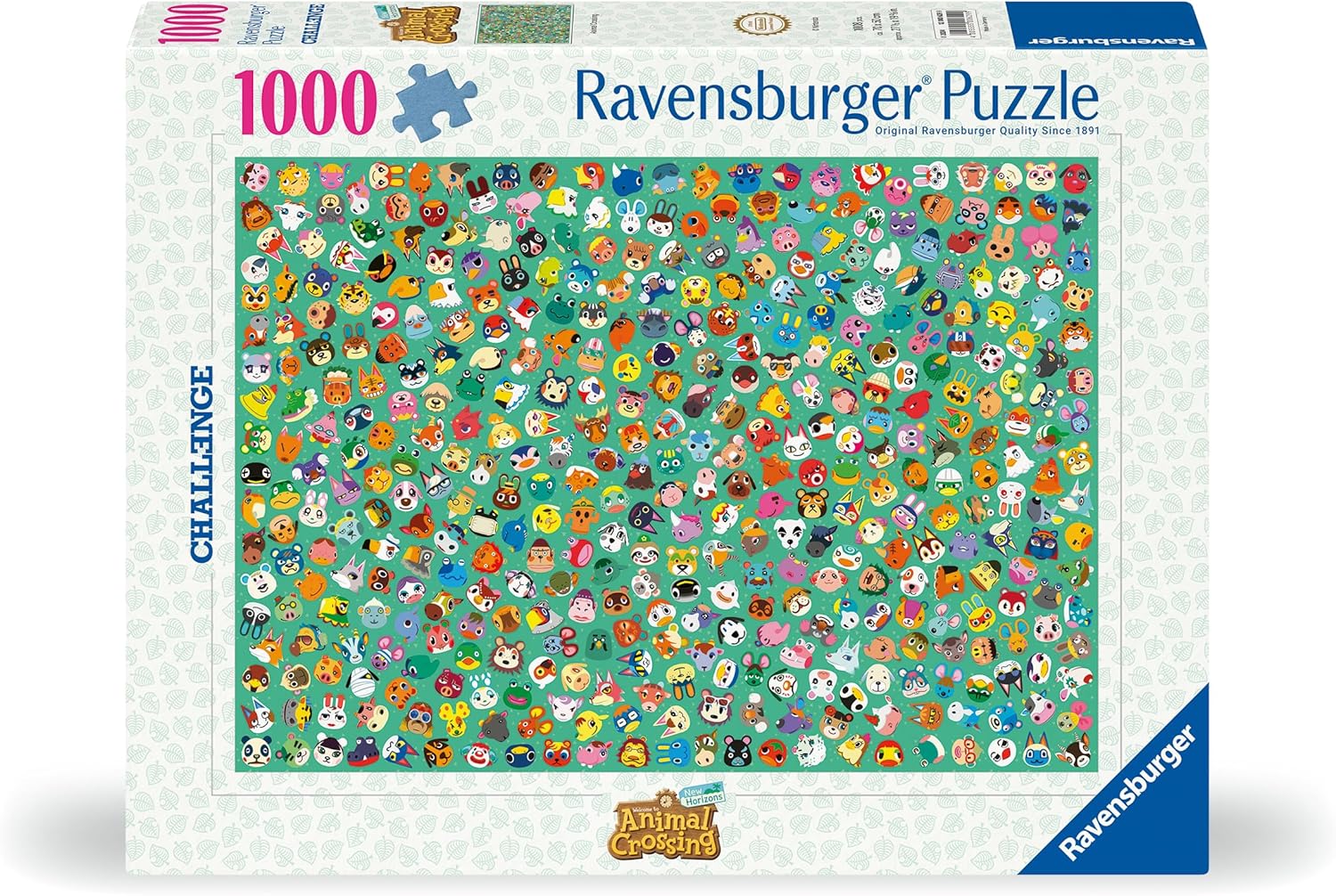 Ravensburger Animal Crossing Challenge 1000 Piece Puzzle image 0