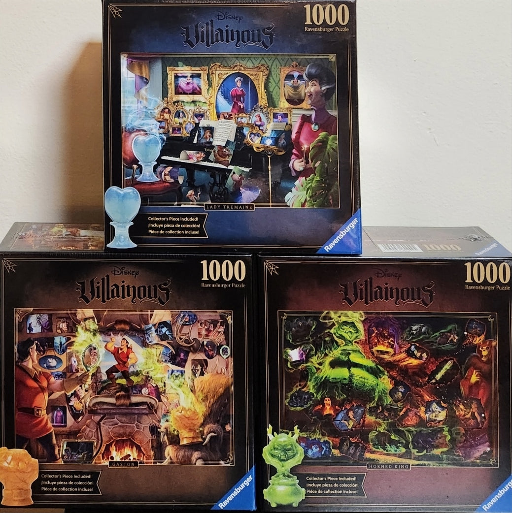 Ravensburger Disney Villainous 1000 Piece Puzzle Bundle D image 0