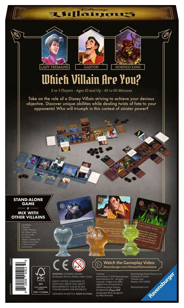 Ravensburger Disney Villainous Despicable Plots Board Game image 1