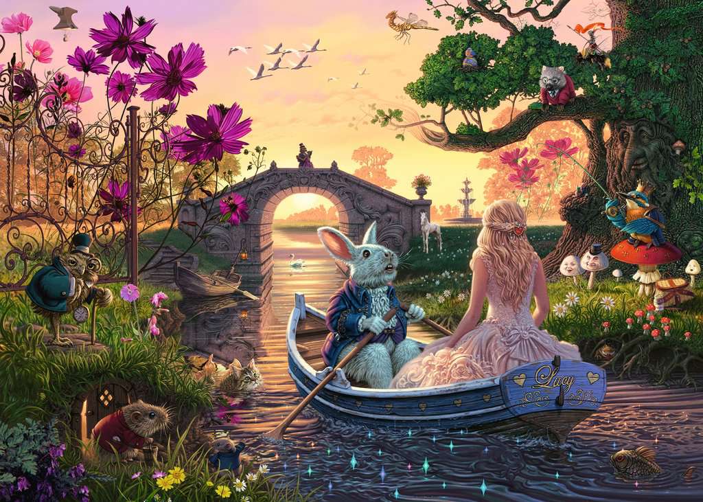 Ravensburger Look & Find Enchanted Lands 1000 Piece Puzzle image 1