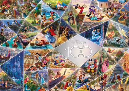 Schmidt Disney 100th Celebration Mosaic 1000 Piece Puzzle image 1