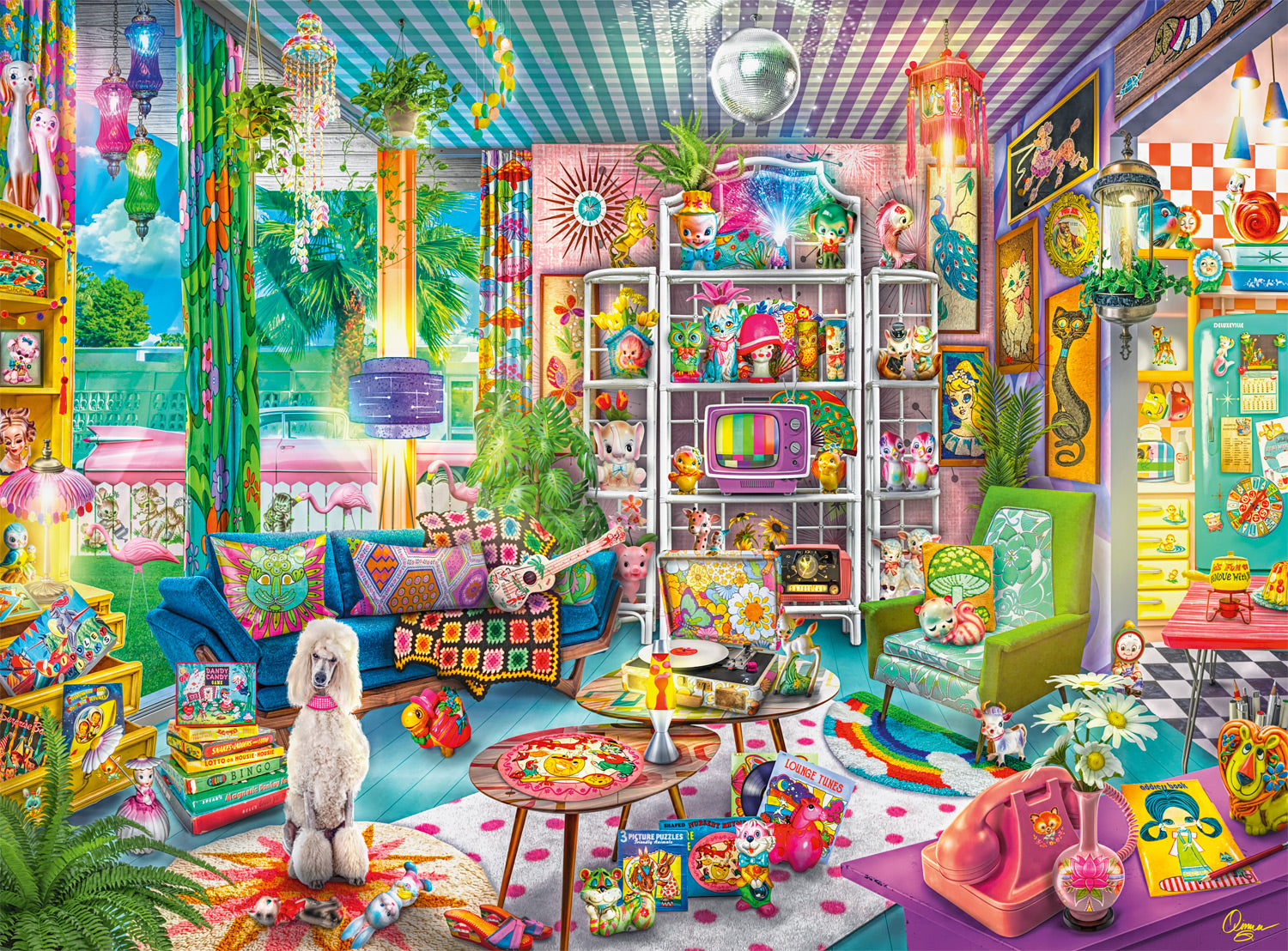 Buffalo Games Aimee Stewart Kitschy Cute 1000 Piece Puzzle image 1