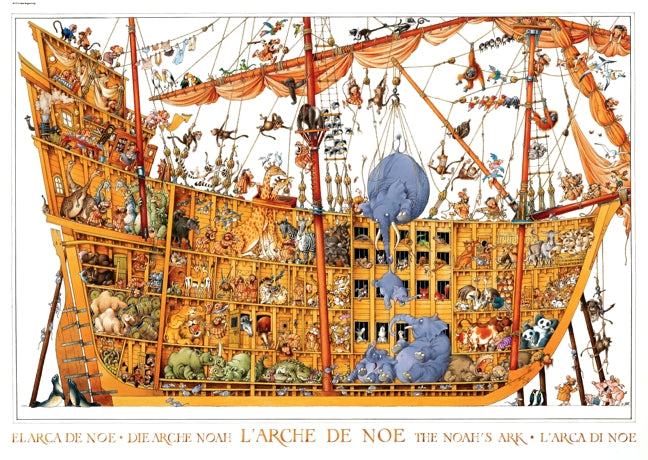 Heye Loup Noah's Ark 2000 Piece Puzzle image 1