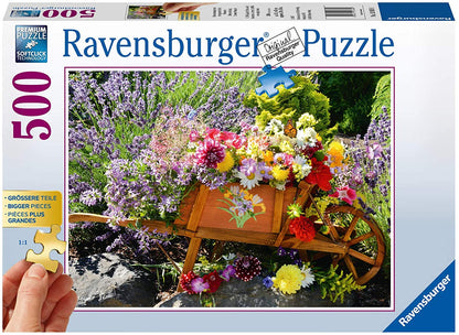 Ravensburger Summer Bouquet 500 Large Piece Format Puzzle image 0