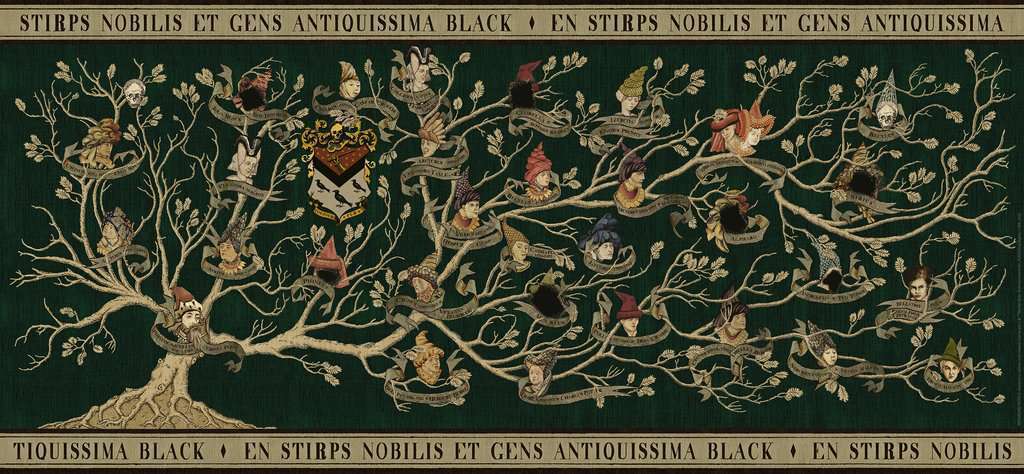 Ravensburger Wizarding World Black Family Tree 2000 Piece Panorama Puzzle image 1