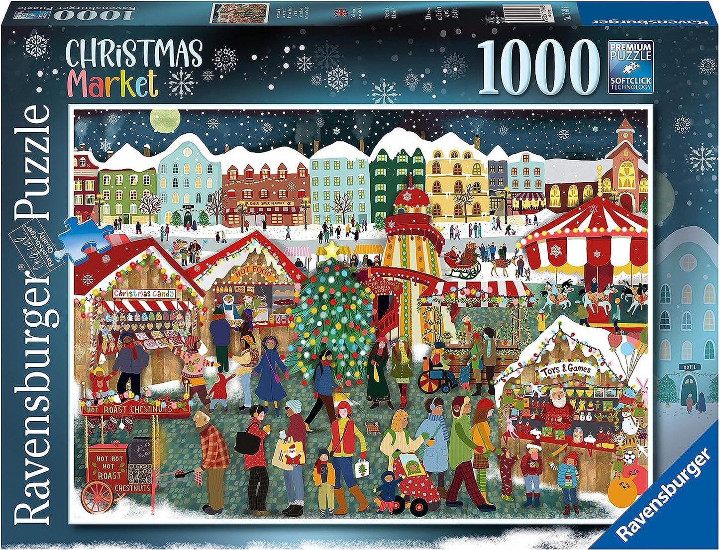 Ravensburger Christmas Market 1000 Piece Puzzle image 0