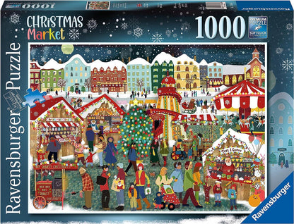 Ravensburger Christmas Market 1000 Piece Puzzle image 0