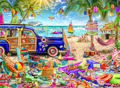 Buffalo Games Aimee Stewart Beach Vacation 1000 Piece Puzzle image 1