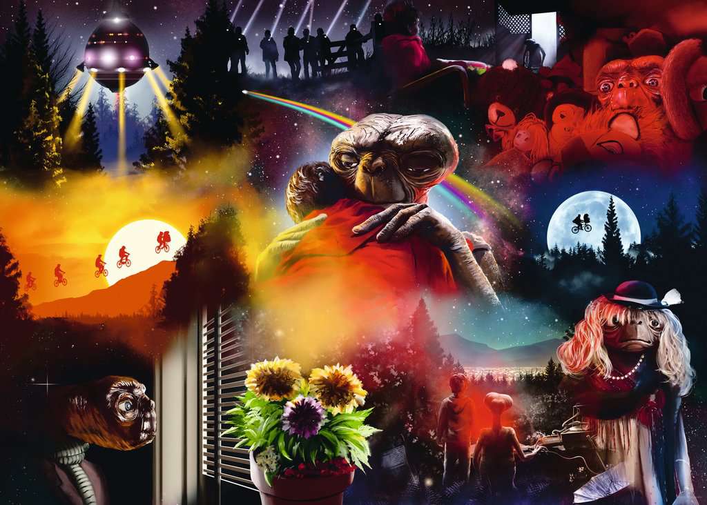 Ravensburger Universal Artist Collection E.T. 1000 Piece Puzzle image 2