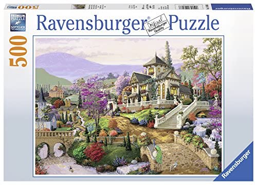 Ravensburger Hillside Retreat 500 Piece Puzzle image 0