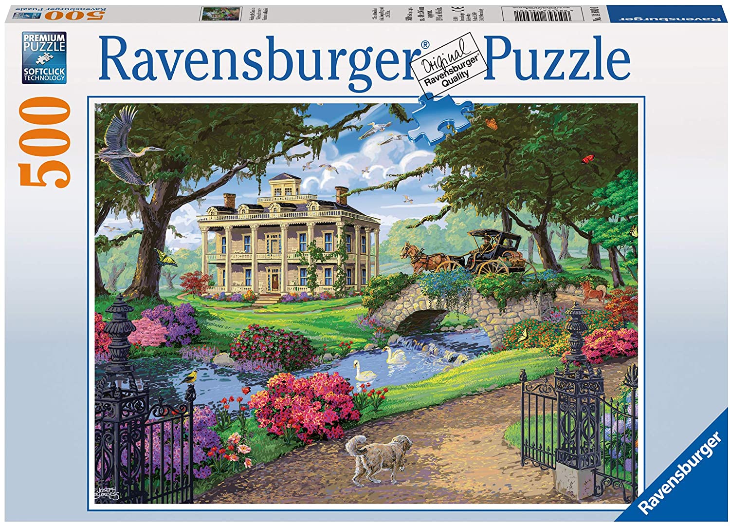 Ravensburger Visiting the Mansion 500 Piece Puzzle image 0