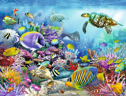 Ravensburger Coral Reef Majesty 2000 Piece Puzzle image 1