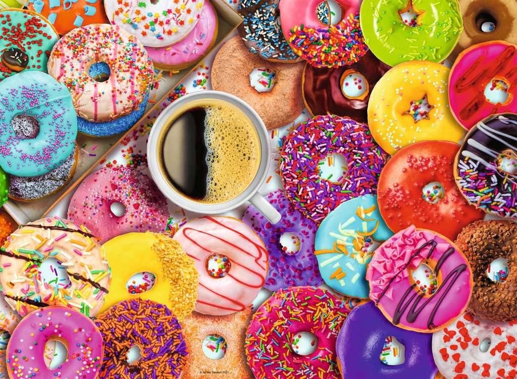 Ravensburger Aimee Stewart Doughnut Disturb! 500 Piece Puzzle image 1