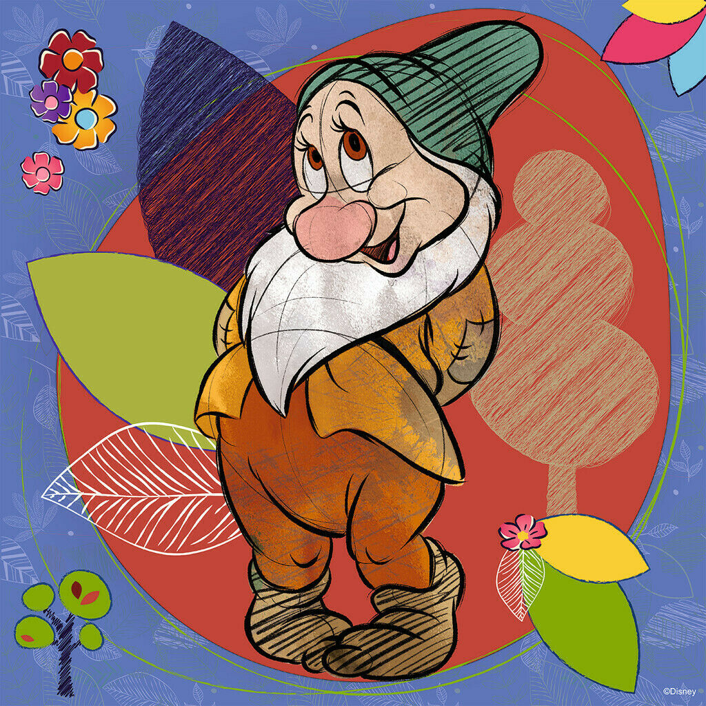 Ravensburger Disney The Seven Dwarfs: Bashful  500 Piece Puzzle image 1