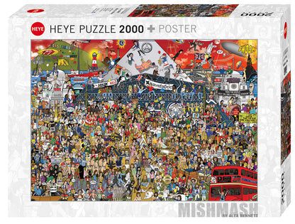Heye British Music History 2000 Piece Puzzle image 0