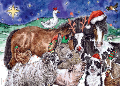 Ravensburger Herd It's Nearly Christmas 1000 Piece Puzzle image 1