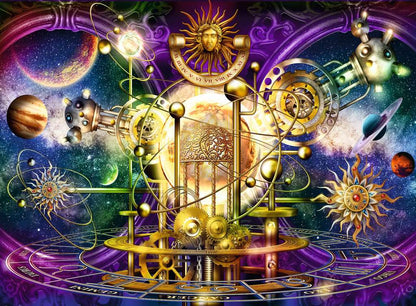 Ravensburger Golden Solar System 500 Piece Puzzle image 1