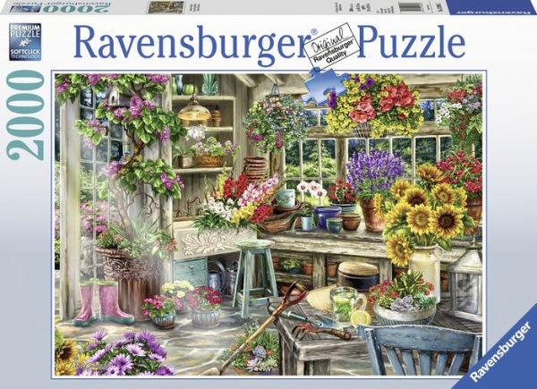 Ravensburger Brand New Puzzle Shades of Summer 2000 Pieces #166374 House  Garden