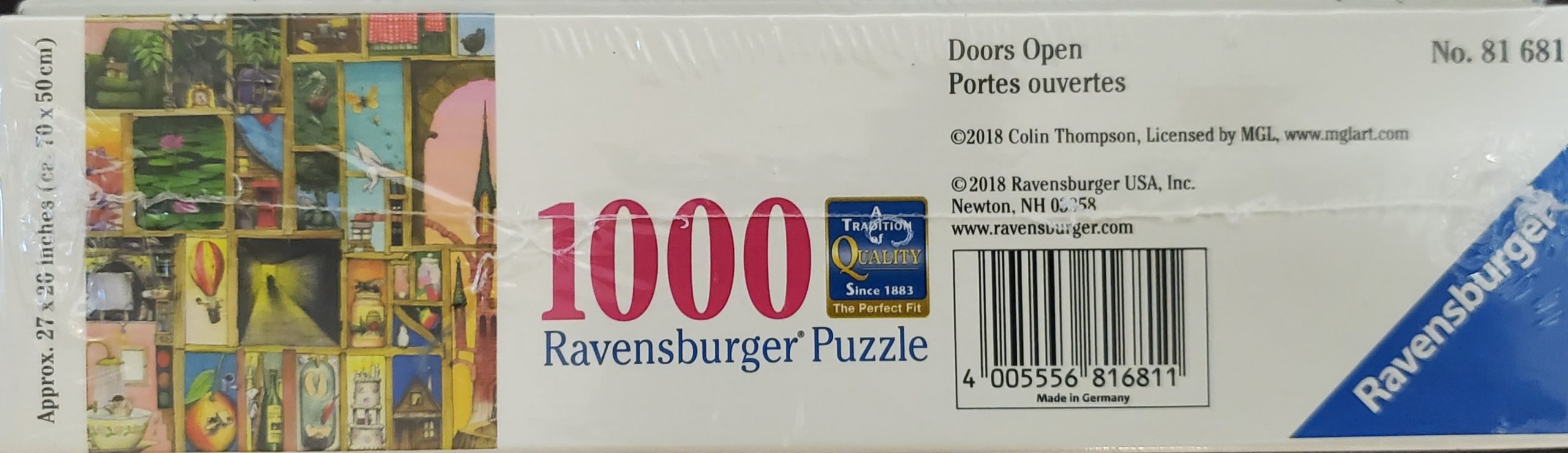 Ravensburger Colin Thompson Doors Open 1000 Piece Puzzle – The Puzzle ...