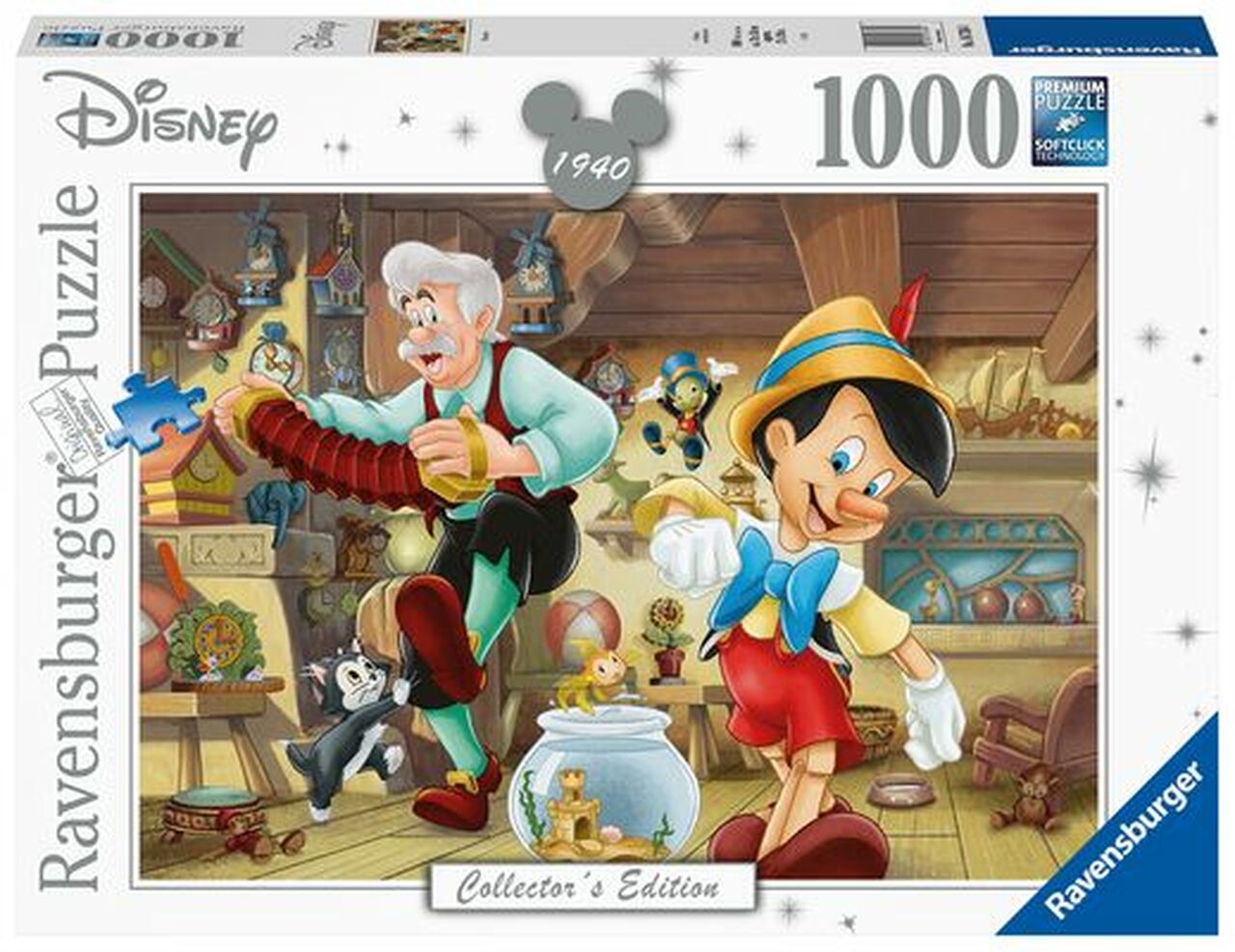 te rechtvaardigen winkel Anesthesie Ravensburger Disney Collector's Edition Pinocchio 1000 Piece Puzzle – The  Puzzle Collections