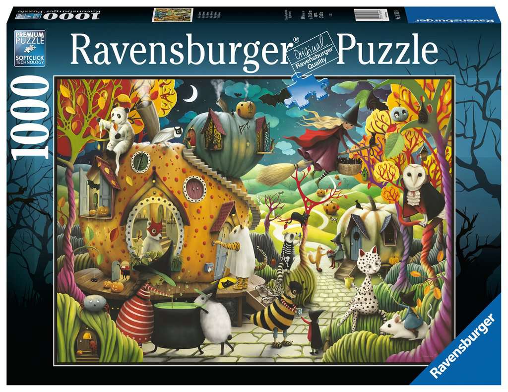 Ravensburger Happy Halloween 1000 Piece Puzzle by Demelsa Haughton
