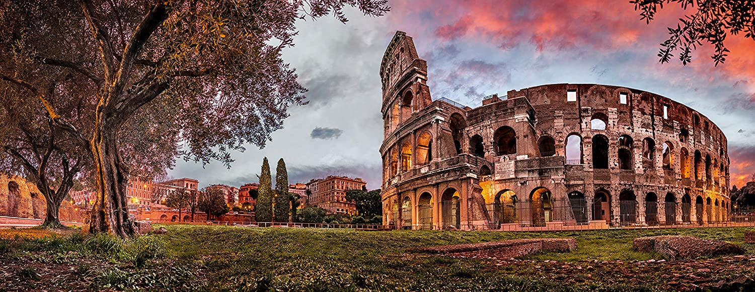 Ziekte Erfgenaam toewijzen Ravensburger Sunset Colosseum 1000 Piece Panorama Puzzle – The Puzzle  Collections